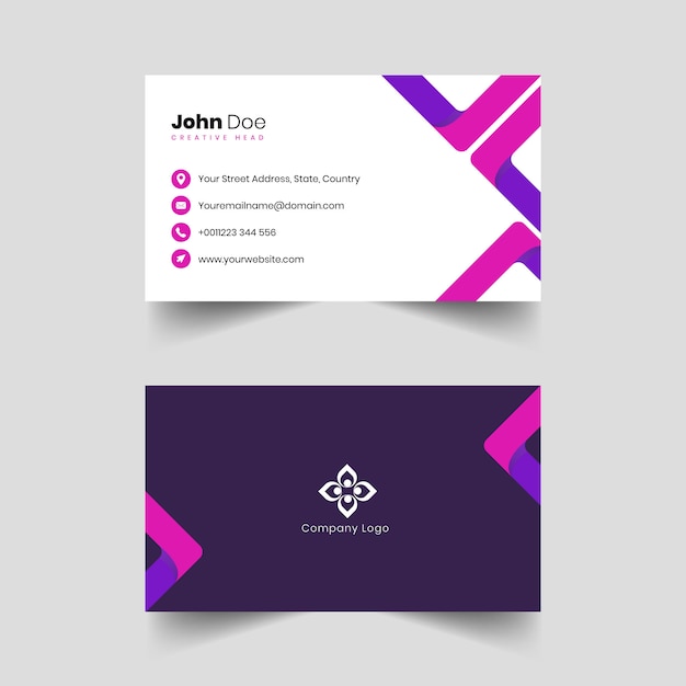 plantilla de tarjeta de visita profesional