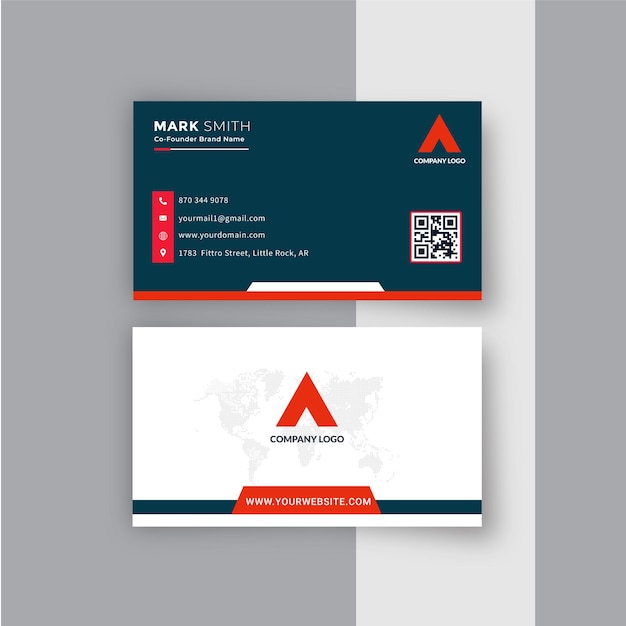 Plantilla de tarjeta de visita profesional