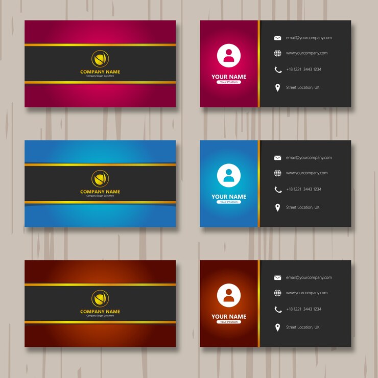 Plantilla de tarjetas de visita