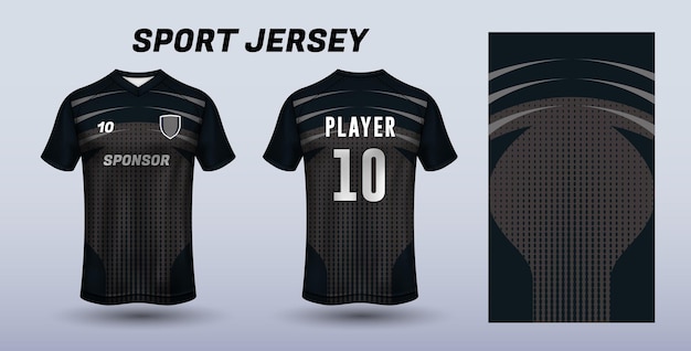 plantilla de tela de diseño de camiseta deportiva