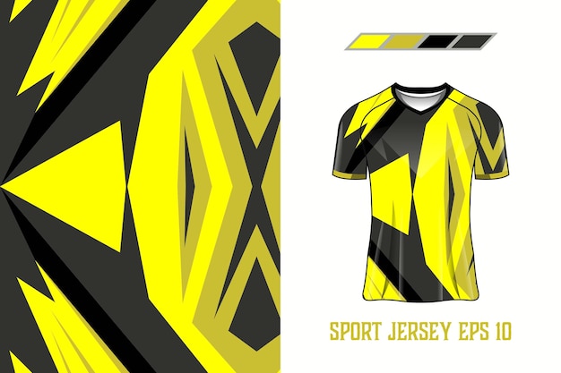 Plantilla textil de tela de diseño de jersey deportivo Vector Premium