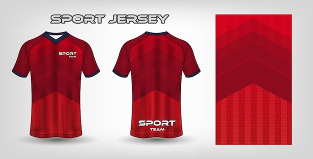 Plantilla textil de tela de diseño de jersey deportivo