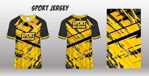 Plantilla textil de tela de diseño de jersey deportivo