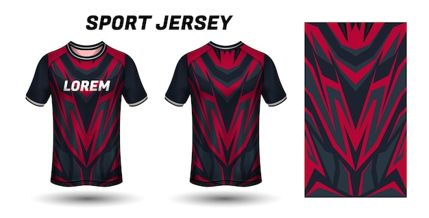 Plantilla textil de tela de diseño de jersey deportivo