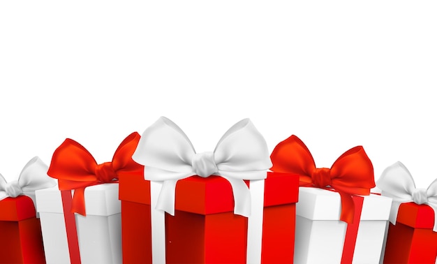 Plantilla de vacaciones de tarjeta de Navidad de vector para el año nuevo