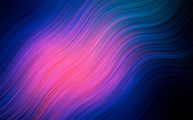Plantilla de vector azul con líneas