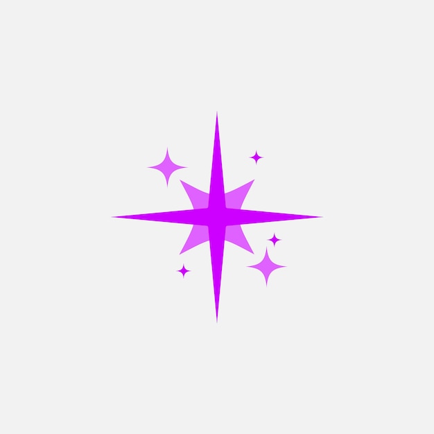 plantilla de vector de brillo plano