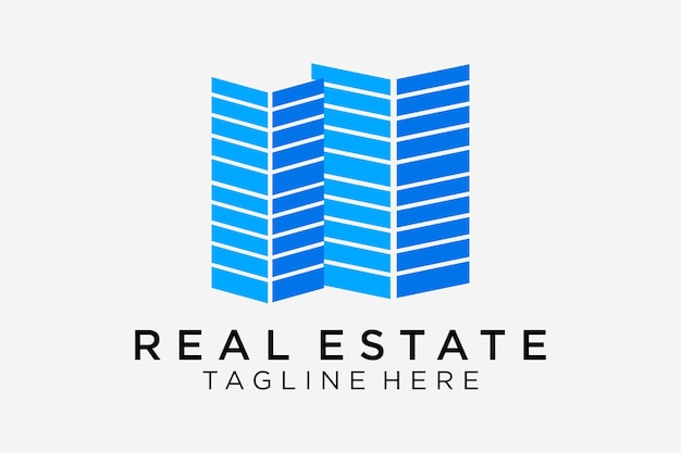 plantilla de vector de construcción de logotipo de edificio. Arquitecto Construcción Ideas Logotipo