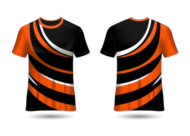 Plantilla de vector de diseño de camiseta de carreras deportivas