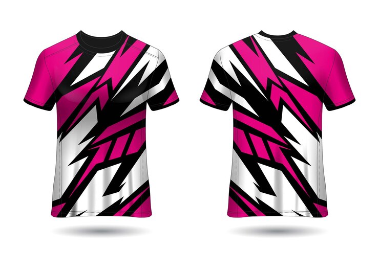 Plantilla de vector de diseño de camiseta de carreras deportivas
