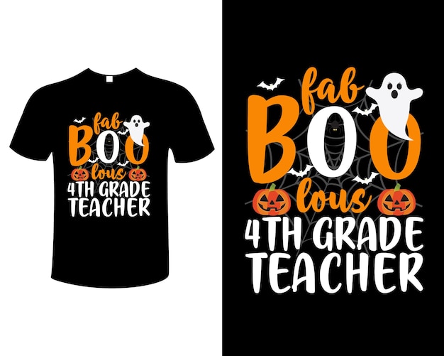 Plantilla de vector de diseño de camiseta de ilustración vintage de tipografía de maestro de Halloween