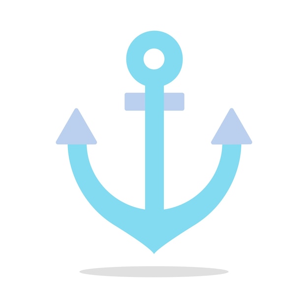plantilla de vector de diseño de icono de anclaje