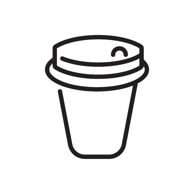 plantilla de vector de diseño de icono de bebida
