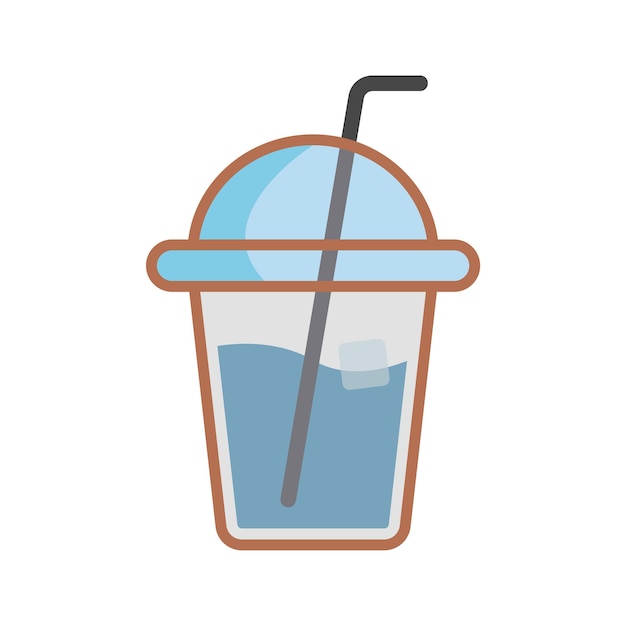 plantilla de vector de diseño de icono de bebida