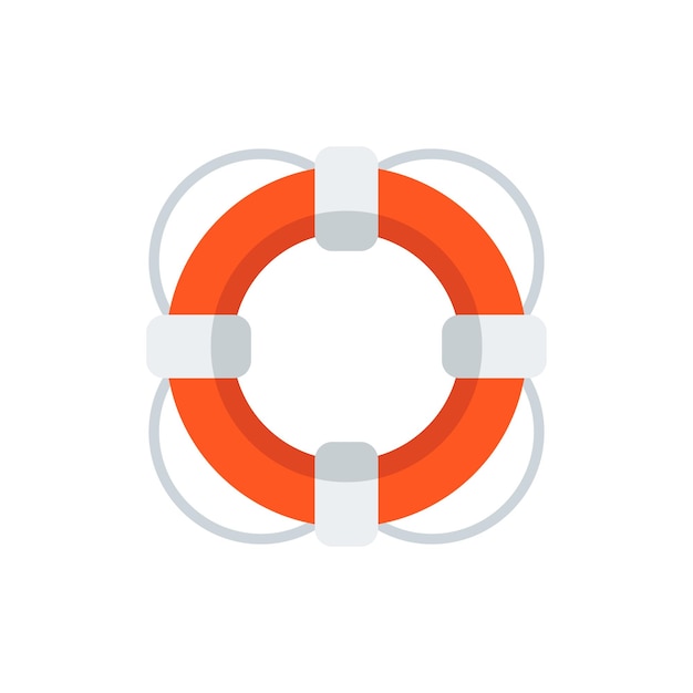 plantilla de vector de diseño de icono de lifebuoy