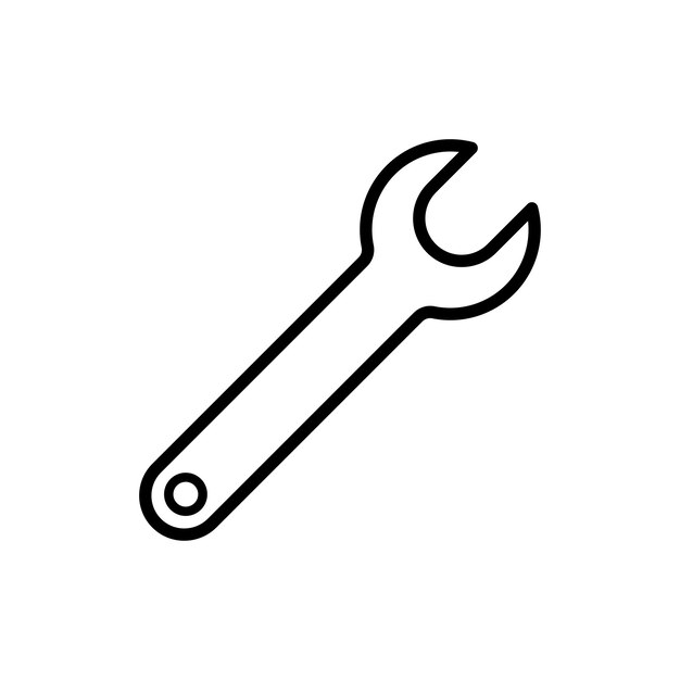 plantilla de vector de diseño de icono de llave