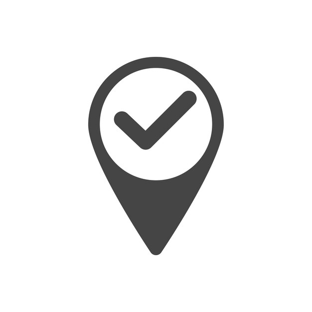 plantilla de vector de diseño de icono de ubicación
