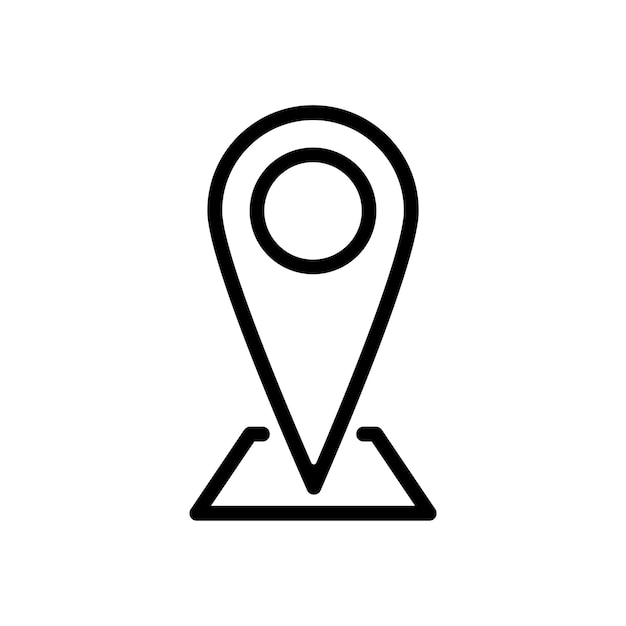 plantilla de vector de diseño de icono de ubicación