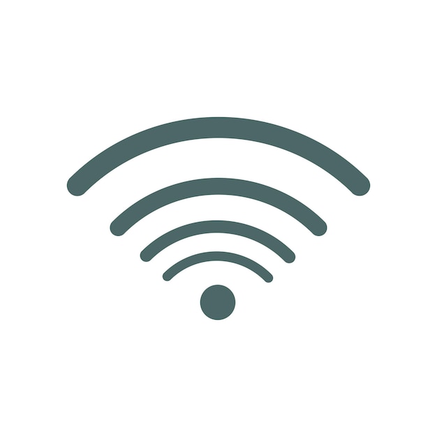 plantilla de vector de diseño de icono wifi