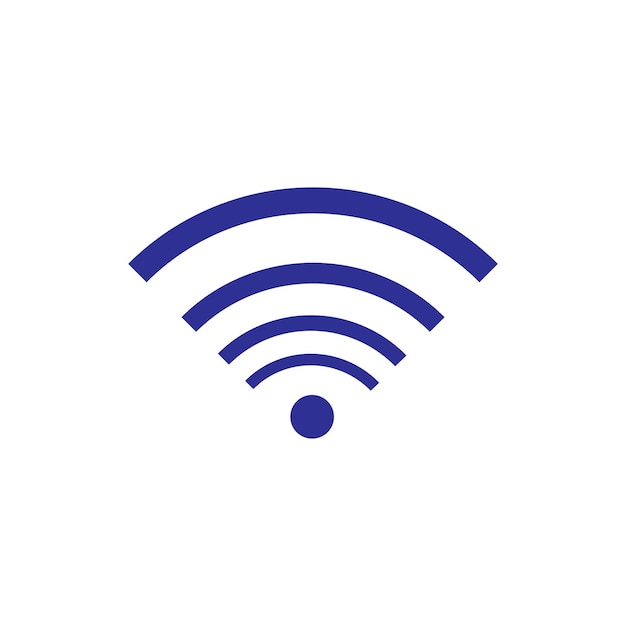 plantilla de vector de diseño de icono wifi