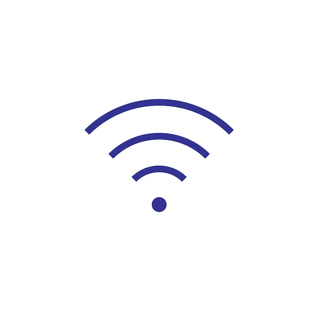 plantilla de vector de diseño de icono wifi
