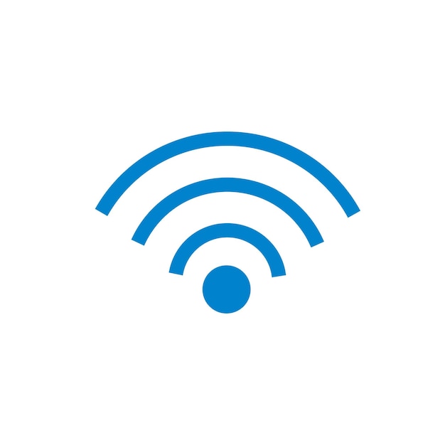 plantilla de vector de diseño de icono wifi