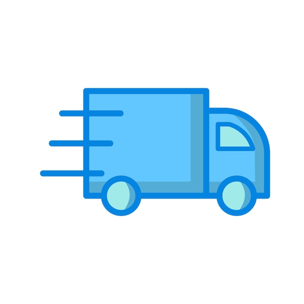 plantilla de vector de diseño de íconos de entrega