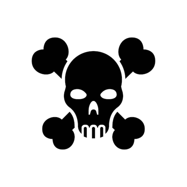 plantilla de vector de diseño de iconos peligrosos