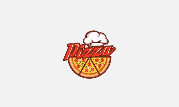 Plantilla de vector de diseño de logo de pizza