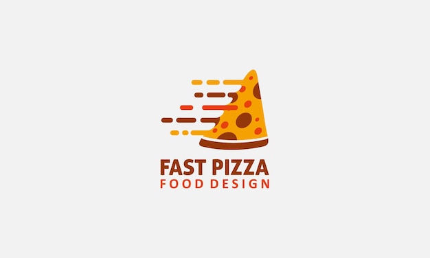 Plantilla de vector de diseño de logo de pizza