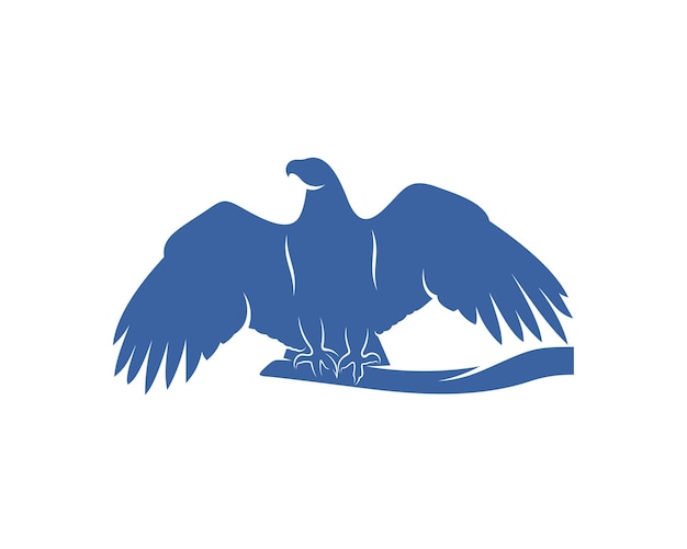 Plantilla de Vector de diseño de logotipo de águila