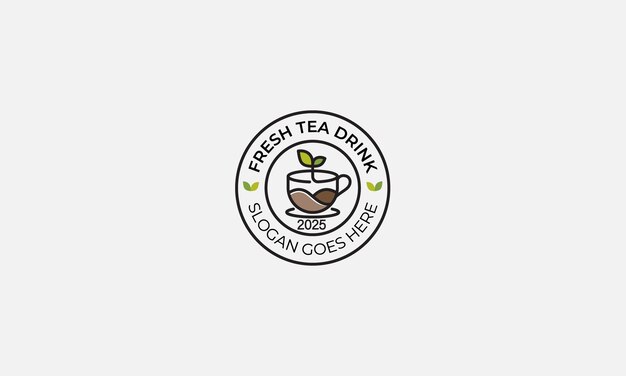 Plantilla de vector de diseño de logotipo de cafetería