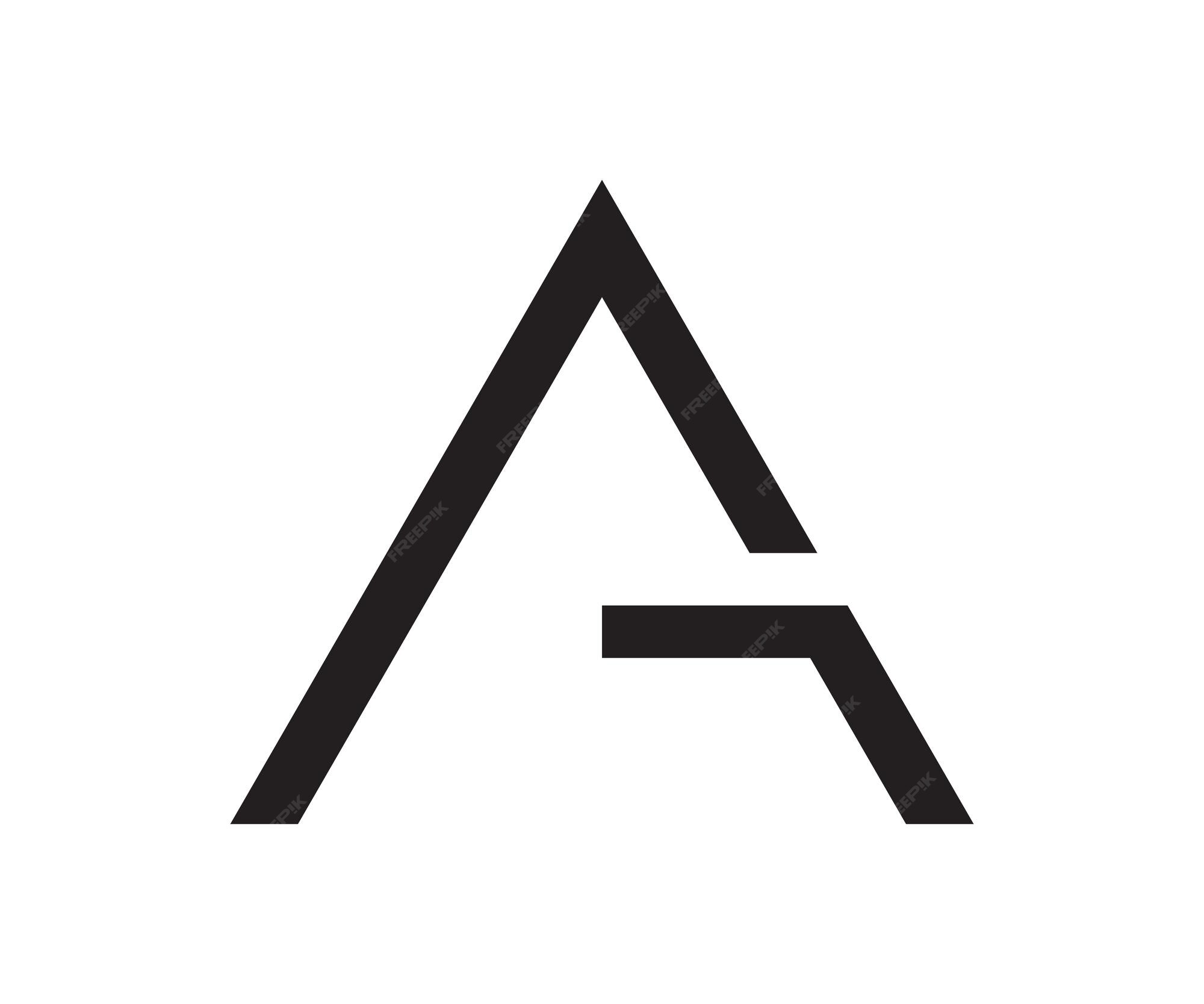 Una plantilla de vector de diseño de logotipo de carta | Vector Premium