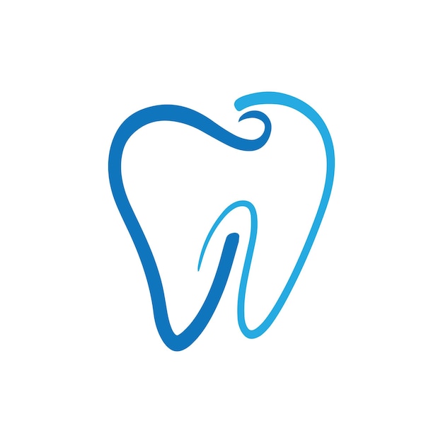Plantilla de vector de diseño de logotipo dental Logotipo de dentista creativo Logotipo de vector de clínica dental