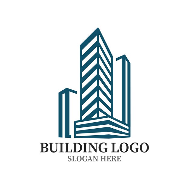 Plantilla de vector de diseño de logotipo de edificio