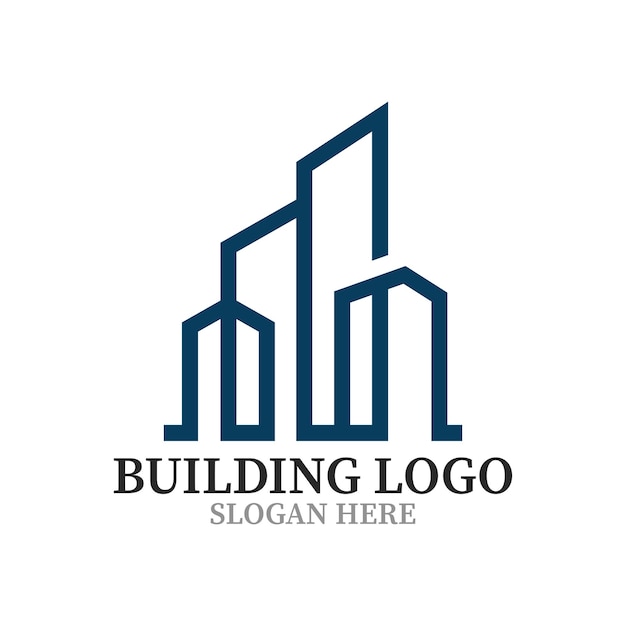 Plantilla de vector de diseño de logotipo de edificio