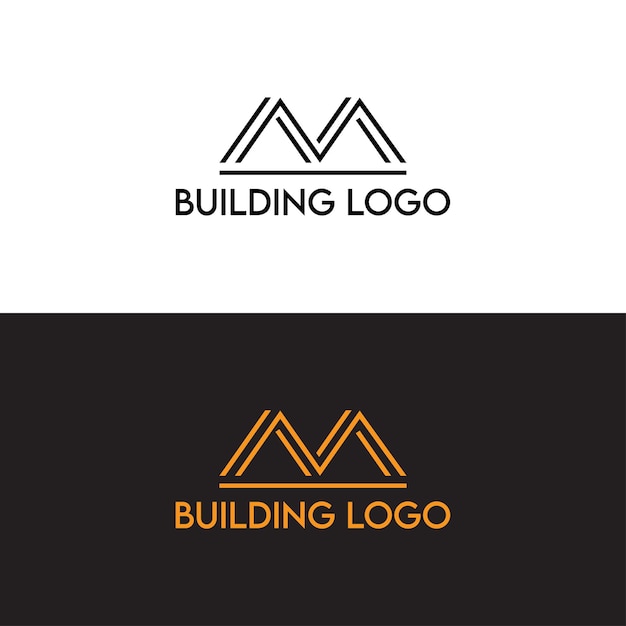 Plantilla de vector de diseño de logotipo de edificio