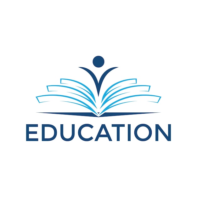 Plantilla de vector de diseño de logotipo de educación