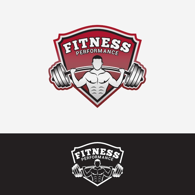 Plantilla de Vector de diseño de logotipo de fitness