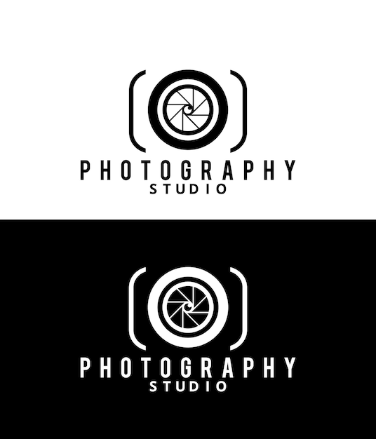 plantilla de vector de diseño de logotipo de fotografía