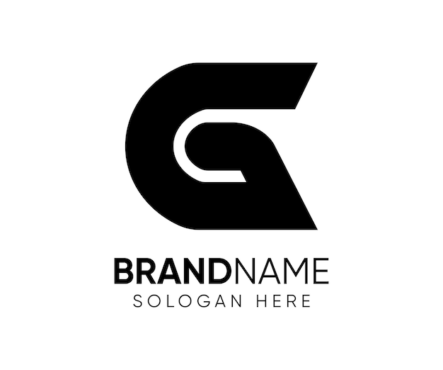 Plantilla de vector de diseño de logotipo G