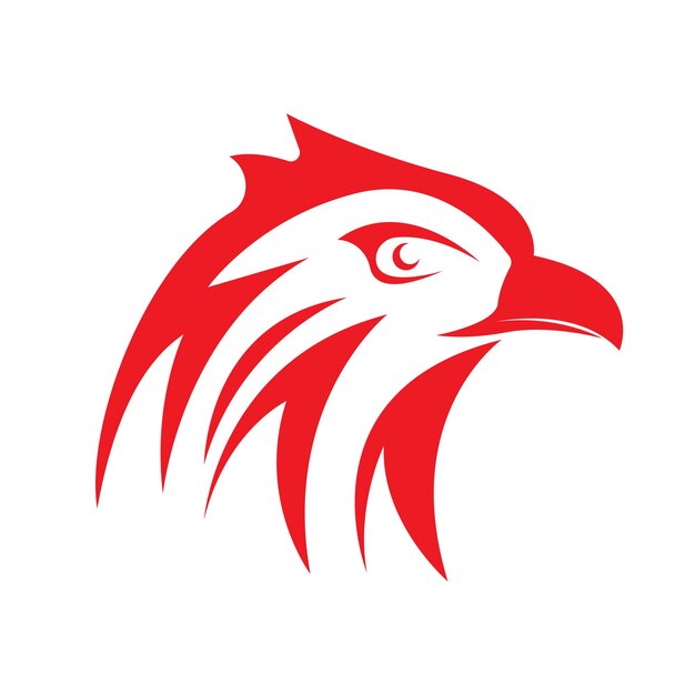 Plantilla de vector de diseño de logotipo de icono de águila