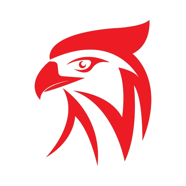 Plantilla de vector de diseño de logotipo de icono de águila