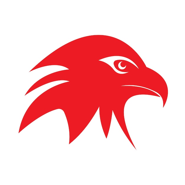 Plantilla de vector de diseño de logotipo de icono de águila