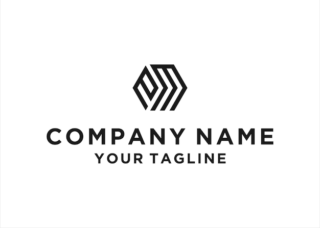 Plantilla de vector de diseño de logotipo de letra Em o Me