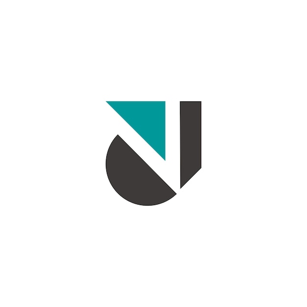 Plantilla de vector de diseño de logotipo de letra n