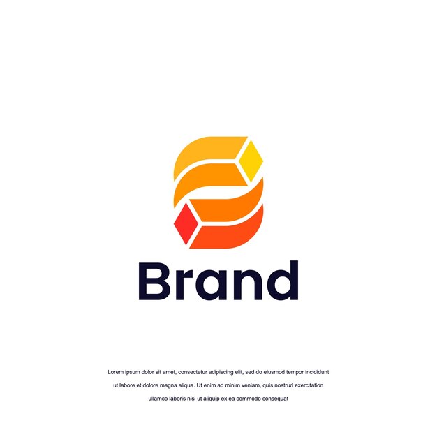 Plantilla de vector de diseño de logotipo de letra s