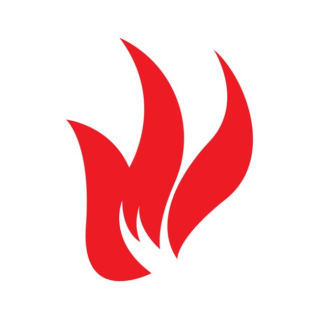 Plantilla de vector de diseño de logotipo de llama de fuego