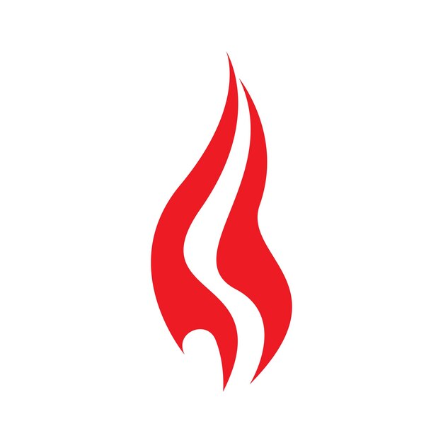 Vector plantilla de vector de diseño de logotipo de llama de fuego