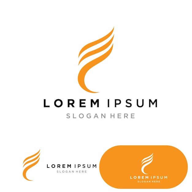 Plantilla de vector de diseño de logotipo de llama de fuego